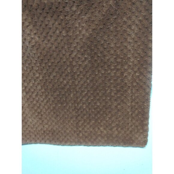 Minky Couture Blanket/travel blanket/foot blanket Waffle Honey/rust color baby - Picture 8 of 9